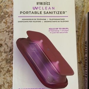 Homedics NEVER USED portable UV phone sanitizer